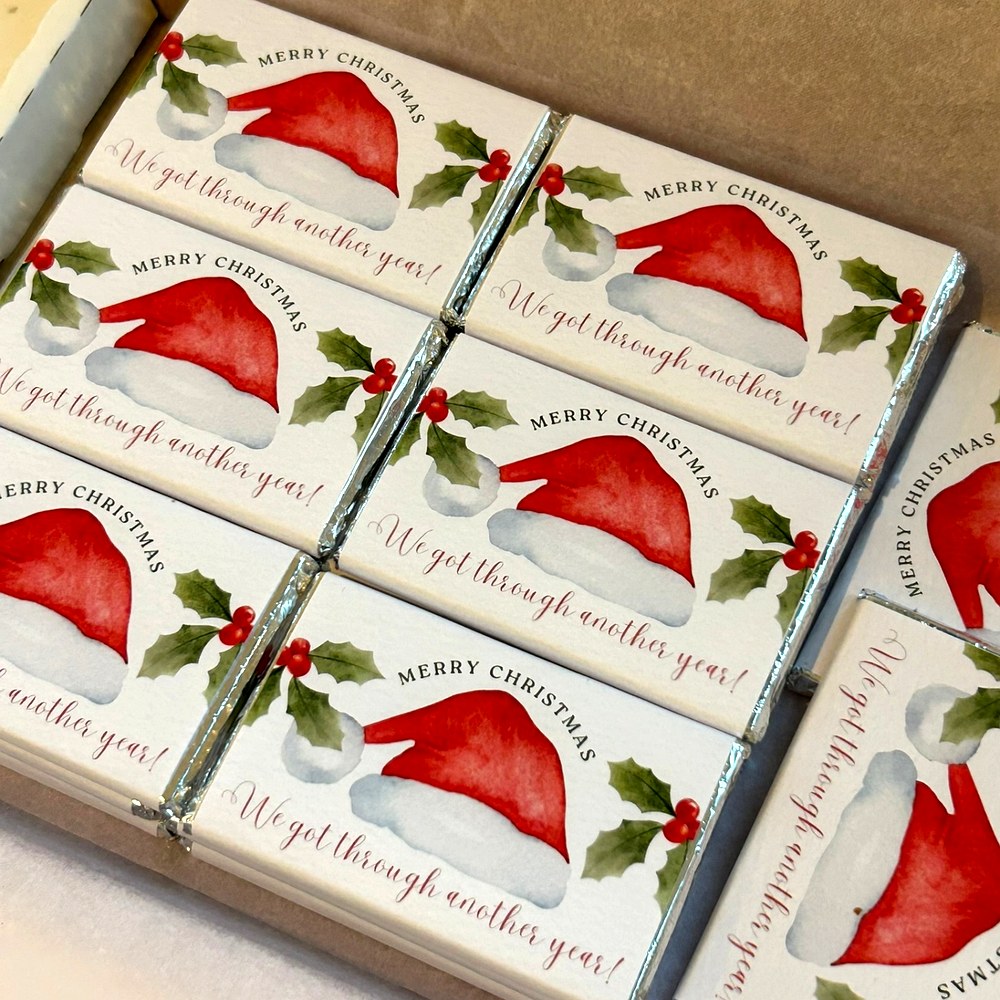 We got through another year Christmas chocolate bars